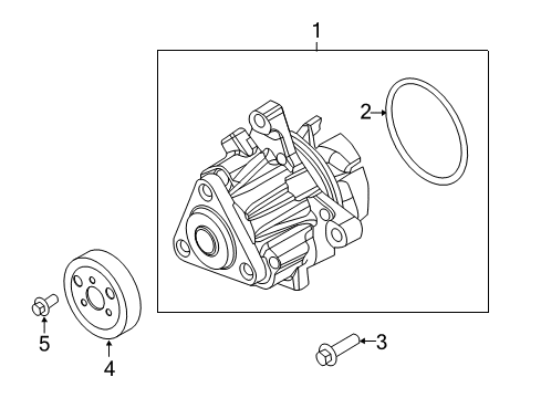 2014 Ford Explorer Water Pump Diagram 1 - Thumbnail