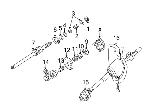 2001 Ford Mustang Lower Boot Diagram for F4ZZ-3C611-A
