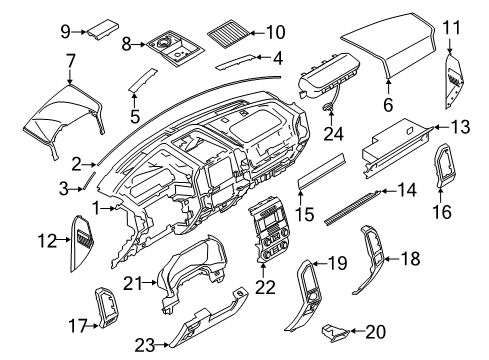 2019 Ford Expedition Instrument Panel Diagram