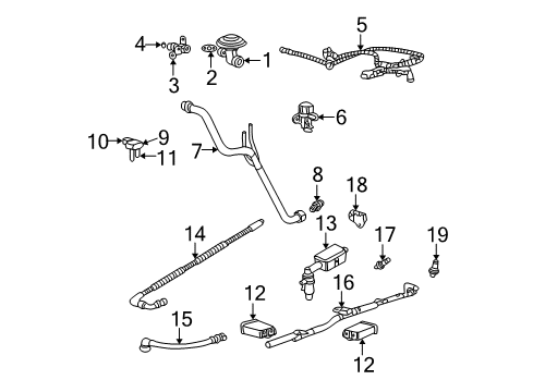 2003 Ford Explorer Purge Solenoid Diagram for 6L2Z-9F945-AA