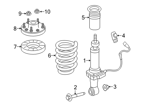 2017 Lincoln Navigator Shocks & Components - Rear Diagram 1 - Thumbnail