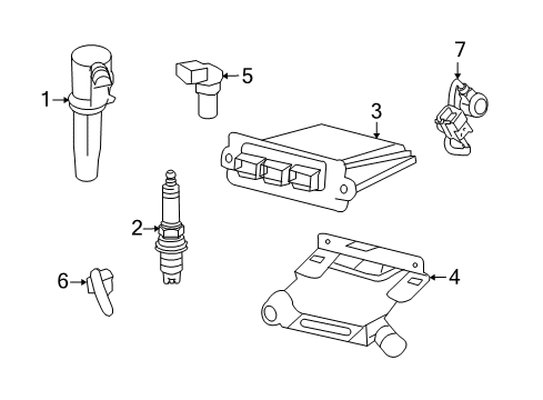 2010 Mercury Mariner Ignition System Diagram 1 - Thumbnail