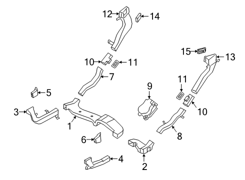 2021 Ford Transit Connect Ducts Diagram