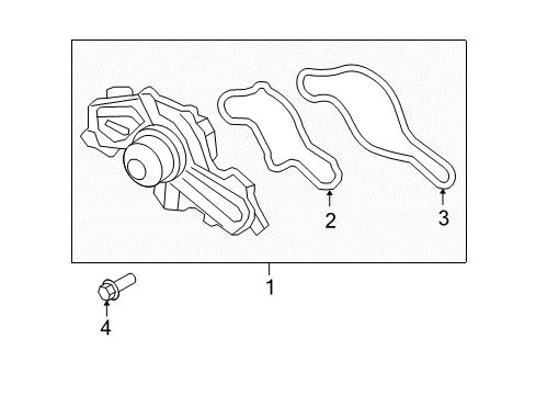 2009 Lincoln MKX Water Pump Diagram