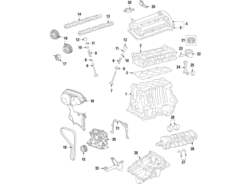 2020 Ford Fusion Engine Parts & Mounts, Timing, Lubrication System Diagram 7 - Thumbnail