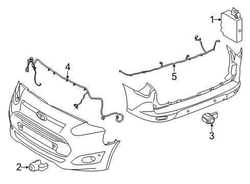 2020 Ford Transit Connect Electrical Components Diagram 3 - Thumbnail