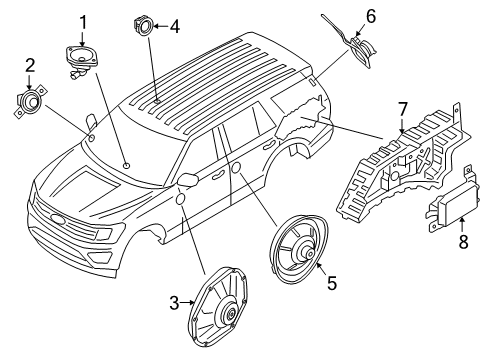 2019 Ford Expedition Sound System Diagram 1 - Thumbnail