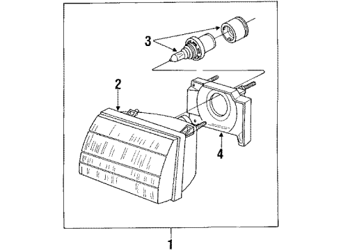 1988 Mercury Topaz Bulbs Diagram