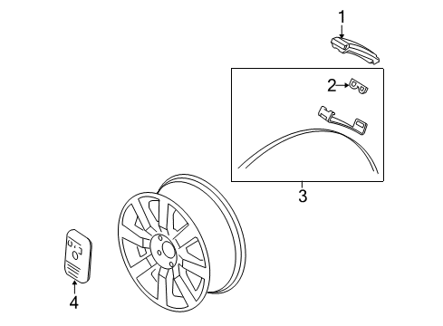 2009 Ford E-350 Super Duty Tire Pressure Monitoring Diagram