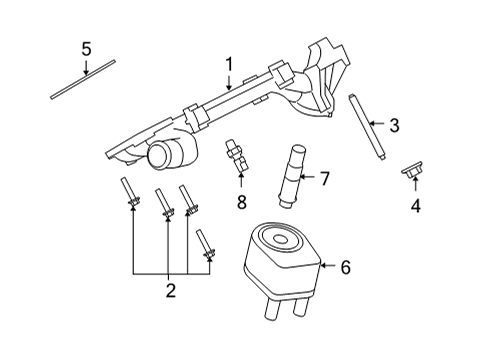2017 Ford E-350 Super Duty Oil Cooler Diagram