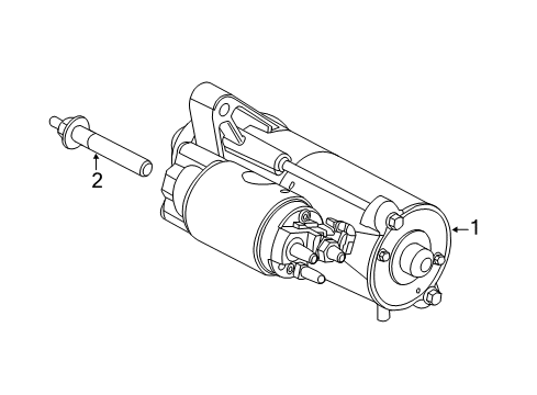 2017 Ford Mustang Starter, Electrical Diagram 2 - Thumbnail