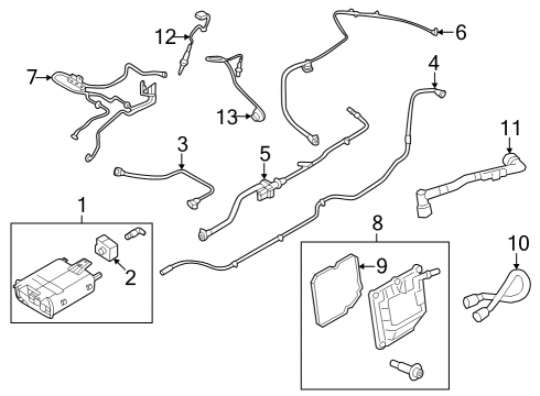 2020 Ford Escape Emission Components Diagram 3 - Thumbnail