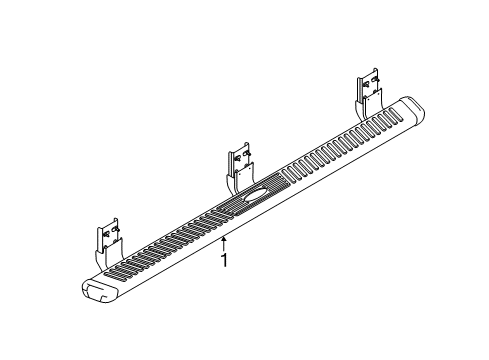 2014 Ford F-350 Super Duty Running Board Diagram 3 - Thumbnail