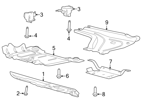2021 Ford Bronco Frame & Components Diagram