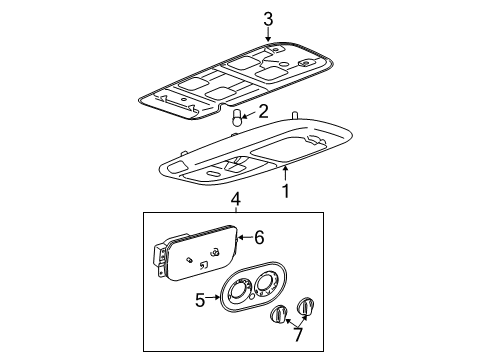 2005 Ford Expedition A/C & Heater Control Units Diagram