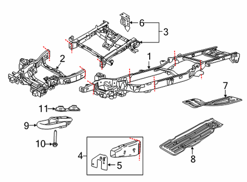 2023 Ford F-150 Frame & Components Diagram 4 - Thumbnail
