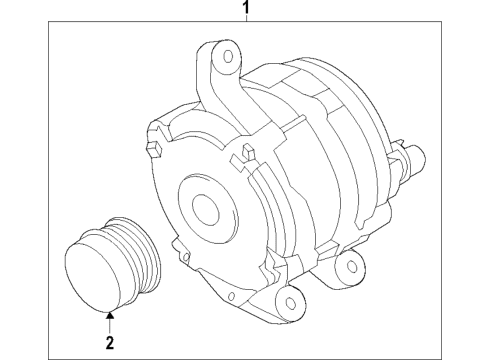 2017 Lincoln MKC Alternator Diagram 1 - Thumbnail