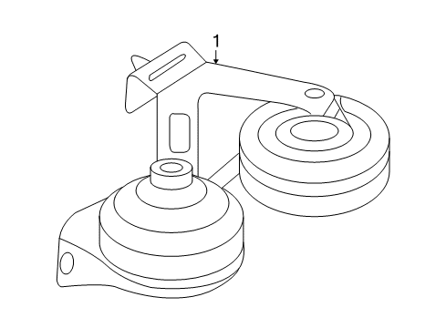 2008 Mercury Milan Horn Diagram