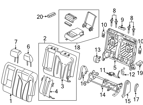2017 Lincoln MKX Heated Seats Diagram 3 - Thumbnail