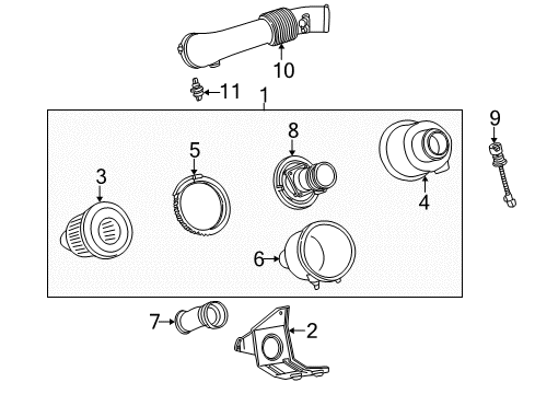 2004 Ford Excursion Filters Diagram 3 - Thumbnail
