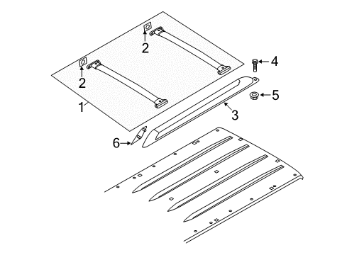 2012 Ford Escape Luggage Carrier Diagram
