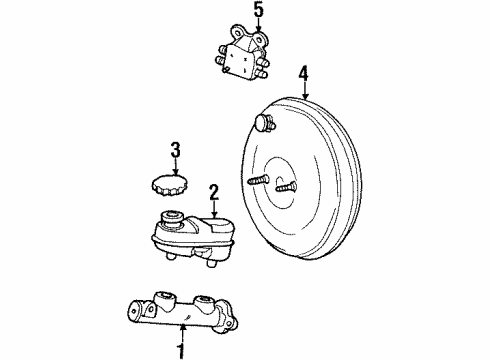 1999 Mercury Sable Dash Panel Components Diagram