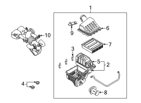 2008 Lincoln Navigator Air Intake Diagram