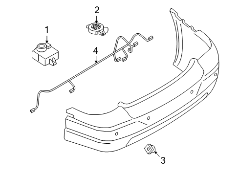 2010 Ford Taurus Parking Aid Diagram 2 - Thumbnail