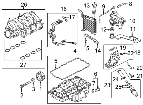 2018 Ford Mustang Intake Manifold Diagram for GR3Z-9424-C