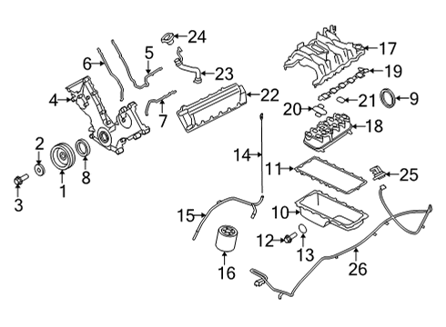 2017 Ford E-350 Super Duty Intake Manifold Diagram