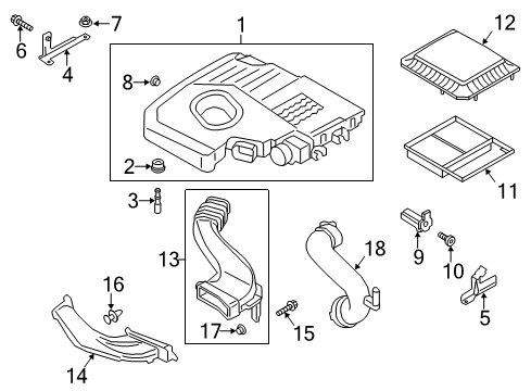 2017 Ford C-Max Air Intake Diagram