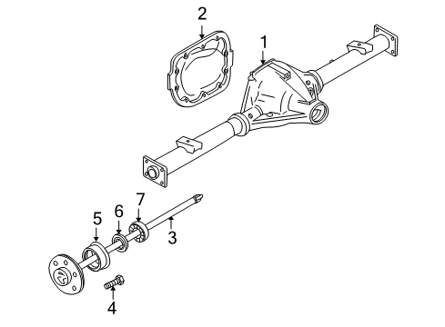 2013 Ford F-150 Rear Axle Diagram