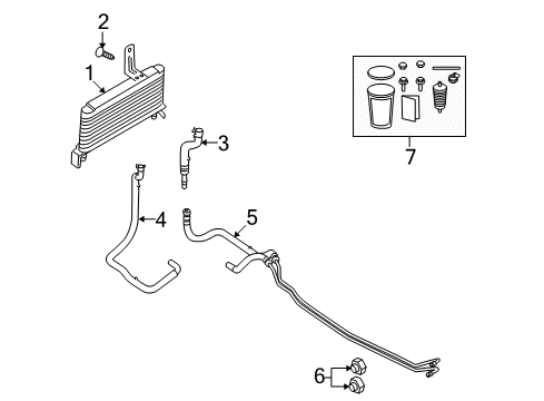 2012 Ford E-350 Super Duty Oil Cooler Diagram