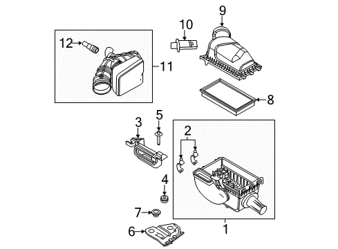 2010 Ford Flex Air Intake Diagram