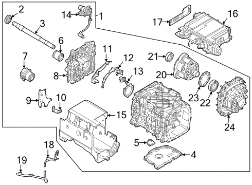 2023 Ford F-150 Lightning Inverter Diagram for NL3Z-7B012-D
