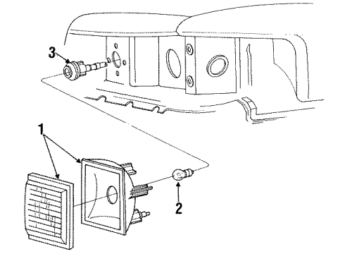1992 Lincoln Town Car Park Lamps Diagram