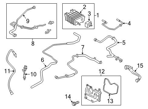 2014 Lincoln MKZ Emission Components Diagram 1 - Thumbnail