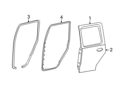 2000 Ford Expedition Rear Door Diagram