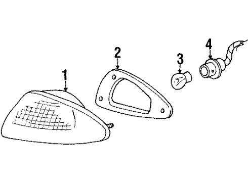 2000 Ford Contour Tail Lamps Diagram