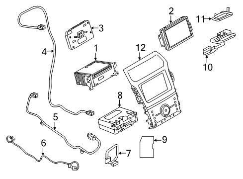 2018 Ford Police Interceptor Utility Sound System Diagram 2 - Thumbnail