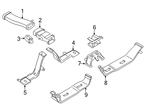 2019 Lincoln Continental Auxiliary Heater & A/C Diagram