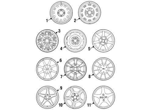 1996 Ford Contour Wheels Diagram