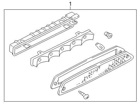 2006 Mercury Mariner High Mount Lamps Diagram