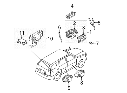 2012 Ford Escape Sound System Diagram 1 - Thumbnail