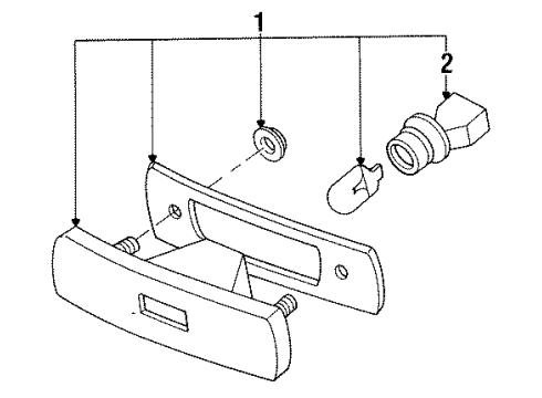 1991 Ford Escort Side Marker Lamps Diagram