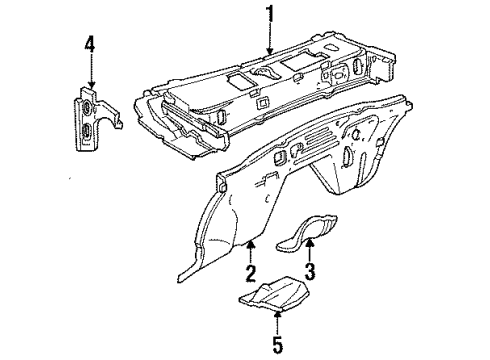 1988 Ford Mustang Cowl Diagram
