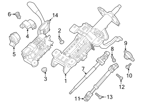 2023 Ford Expedition Gear Shift Control - AT Diagram