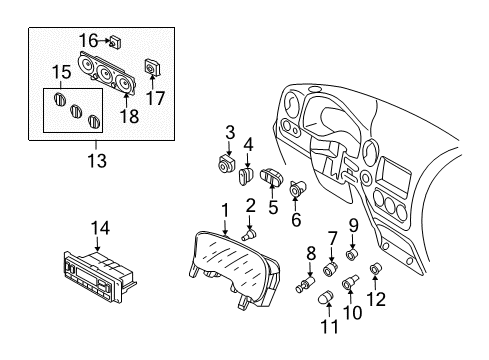 2005 Ford Expedition Instruments & Gauges Diagram