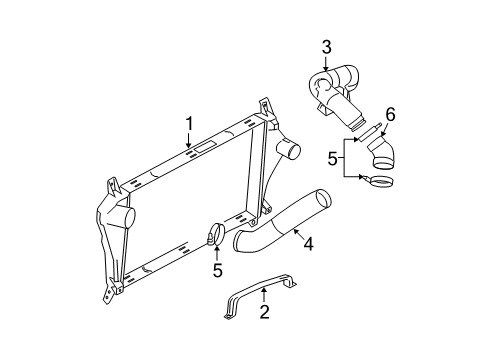 2004 Ford E-350 Club Wagon Intercooler Diagram