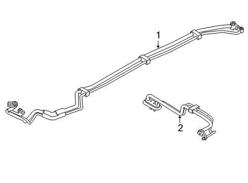 2014 Ford Transit Connect Rear A/C Lines Diagram